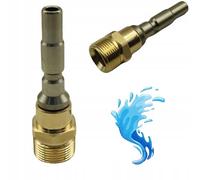 Kranzle Adaptateur QC vers M22 x 1,5 - Raccord en laiton pour nettoyeur haute pression - Compatible avec Kranzle 1050 - Pour accessoires M22 - Raccord rapide en laiton - Pièce de rechange