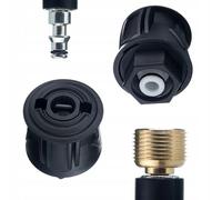 Rosfix Adaptateur M22x1,5 vers Raccord Click Lavor - Tringle 14 mm, 160 Bar, 60°C | Pour Nettoyeur, Lance, Pistolet | compatible avec nettoyeur haute pression Lavor
