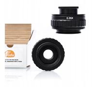 Rosfix Adaptateur Réglable 0,3x pour Caméra de Microscope Stéréoscopique - Monture C 25mm | Ø38mm pour Trinoculaire | Haute Précision Optique | Accessoire Microscopie