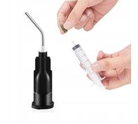 Rosfix Aiguille de Dosage 14G Courbée 45° - 1,55 mm Intérieur, Réutilisable | Précision Médicale et Laboratoire | Compatible avec seringues | Accessoire de Dosage