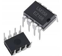 Rosfix Amplificateur Opérationnel LM358 - Double Canal, Faible Consommation, 3V-32V | 2 Pièces | Pour Circuits Analogiques, Filtres, Régulateurs | Composant Électronique