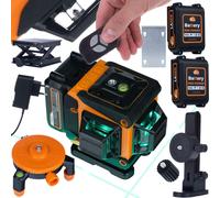 Rosfix Animal Pro Hawk RAPH 12L Laser en Croix | 12 Lignes | USB-C | IP54 | Télécommande, 2 Batteries Li-Ion, Valise & Supports