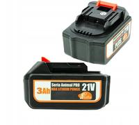 Rosfix Batterie 3Ah 21V MAX Lithium Compatible avec Rosfix Série Animal PRO
