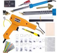 Rosfix Blue Lark BL80W - Poste à souder plastique 80W avec accessoires | pince, grille, 800 pinces, 5 fils de soudure | pour voiture, bricolage, réparation | kit de soudage plastique