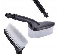 Rosfix Brosse de Lavage à Poils Souples - Fixation Rapide, Design Ergonomique | pour Carrosserie, Vitres, Jantes | Compatible avec Nettoyeur Haute Pression Kärcher K2-K7