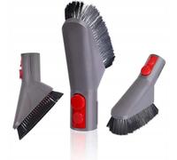 Rosfix Brosse Douce pour Aspirateur Dyson - Poils Souples 10x4cm | Montage Rapide | Nettoyage Délicat | compatible avec aspirateur Dyson V7-V15 | Accessoire Ménager