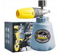 Rosfix Buse de Moussage 1L 1/4" - Laiton, Jet Réglable, 2200 PSI, 5,3 L/min | Pour Voiture, Toit, Façade | compatible avec nettoyeur haute pression Kärcher K2-K7