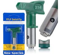 Rosfix Buse de Pulvérisation Basse Pression LP 214 - Jet 10 cm à 30 cm | 80-140 Bar | Pour Bejces et Peintures à l’Huile | Compatible avec pistolet Graco RAC V | Accessoire Peinture