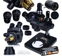 Rosfix Capella Pro MSCP-T-PS1-B - Microscope stéréo trinoculaire 7-45x | Zoom 0,