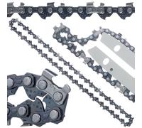 Rosfix Chaîne de Tronçonneuse 8" 1/4" - Acier Trempé, 24 Dents, 48 Maillons | Haute Précision | Pour Mini Tronçonneuse Électrique | Accessoire de Coupe Bois