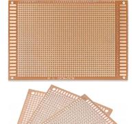 Rosfix Circuit imprimé universel 100 × 150 mm - simple face | Circuit imprimé de prototypage pour composants THT | trame de 2,54 mm