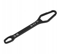 Rosfix Clé Plate Universelle 3-17mm 150mm - Acier Carbone Solide Anticorrosion | Compacte et Polyvalente | Remplace 15 Clés | Pour Mécanique et Bricolage | Outil à Main