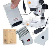 Rosfix Extracteur de Fumée Ma3+ Mini - Pour Microscope Stéréoscopique | 12V USB, 3500 tr/min | Compact, Léger, Facile à Installer | Accessoire pour Soudure de Précision