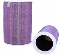 Rosfix Filtre HEPA Antibactérien Violet - 4 Couches, Charbon Actif, RFID | 99,7% PM2.5 | compatible avec purificateur d’air Xiaomi 2/2S/2H/3C/3H/Pro/MAX