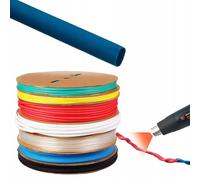 Rosfix Gaine Thermorétractable Bleue 3mm 1m - Rapport 2:1, Isolation 1000V | Résistante UV, Étanche, Autoextinguible | Pour Électronique, Auto, Bricolage | Accessoire Électrique