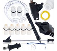 Rosfix Kit d'embouts de sablage K2-K7, remplacement pour nettoyeur haute pression Kärcher | 7 buses (5 renforcées), 160 bar, 60 °C | Injecteur, tuyau, lunettes de protection | Accessoire de sablage