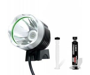 Rosfix Kit masque de solder noir 10 ml avec applicateur + lampe UV - pour réparation et isolation PCB | séchage rapide | non conducteur | accessoires pour circuits imprimés