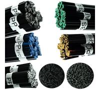 Rosfix Kit Prowelder - Baguettes de soudure plastique 5 types 500g | Noir 42cm, 3.5mm & 8mm | Pour pare-chocs, tableaux de bord, miroirs, accessoires de soudage plastique