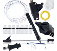 Rosfix Kit Sablage - Pièce de Rechange pour Nettoyeur Haute Pression Karcher K2-K7 | 7 Buses 160 Bar 10L/min | Injecteur avec Tuyau & Lunettes de Protection | Accessoires de Sablage Mouillé