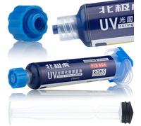 Rosfix Soudure Masque UV Bleu 10ml - Résine Photopolymère Non Conductrice | Application Manuelle ou Machine | Protection PCB | Accessoire Réparation Électronique