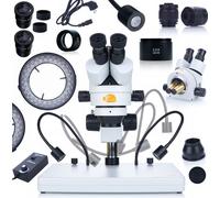 Rosfix Mercury Pro MSMP-T-POB Stéréomicroscope trinoculaire avec éclairage LED latéral + objectif 0,5x | Planets PRO Professional Series