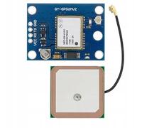 Rosfix Module GPS GY-NEO6MV2 - Antenne Céramique 25x25 mm | UART, 3,3-5V, Batterie Intégrée | Pour Arduino, STM32, ESP32, APM2 | Accessoire de Positionnement Satellite