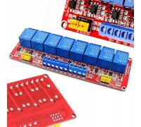Rosfix Module Relais 8 Canaux 5V H/L 10A - Isolation Optique, Diodes de Protection | Compatible Arduino Raspberry Pi | Pour Domotique, Projets DIY | Accessoire Électronique