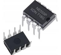 ⏱️ Rosfix NE555 Timer-IC - Set de 2 pièces, DIP8, générateur polyvalent de timers & d'impulsions