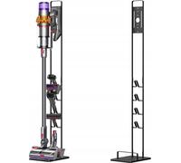 Rosfix Pied pour Dyson - Support avec fixation pour station d'accueil & accessoires | Compatible avec V15 V11 V10 V8 V7 V6 DC | Noir | Métal
