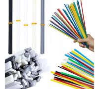 Rosfix Prowelder Kit Mini - Tiges de soudage en plastique | 5 Types : PP, PE, ABS, PVC | Réparation professionnelle de pièces en plastique | Accessoires de soudage