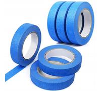Rosfix Ruban de Masquage 10 mm x 50 m - Papier Crêpé Bleu | Adhésif Acrylique Sans Solvant | Lignes Nettes | Facile à Retirer | Pour Travaux de Peinture et Rénovation