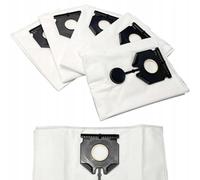 Rosfix Sacs Aspirateur 5x 45x65cm - Microfibre Synthétique Haute Filtration | Pour Cuves 30-50L | compatible avec aspirateur Karcher NT Tact/Ap/Te 30/1-50/1