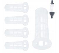 Rosfix Set Filtres à Eau pour Nettoyeur Haute Pression - 5 Filtres Maille Fine | Protection Pompe | Installation Facile | compatible avec Kärcher K2-K7, Lavor, Nifisk