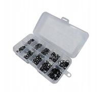 Rosfix Set Joints Toriques Universels 250 Pièces - Caoutchouc Résistant | 10 Tailles Différentes | Étanchéité Hydraulique et Pneumatique | Accessoire Atelier Polyvalent