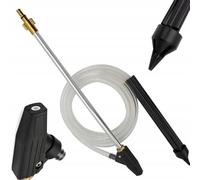 Rosfix Set Kit de Sablage Hydraulique - Buse Céramique, Tuyau 3m, Lance 460mm | Laiton Résistant | compatible avec nettoyeur haute pression Bosch/Makita/AR/Michelin