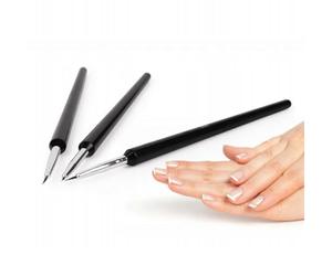 Rosfix Set Pinceaux Nail Art 3 Pièces - Précision Professionnelle | Pour Gel, Acrylique, Vernis Semi-Permanent | Manucure, Pédicure | Accessoire Stylisme Ongulaire