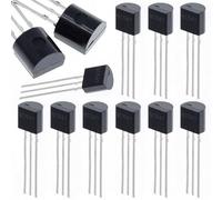 Rosfix Set Transistors BC547 NPN - 10 Pièces | Bipolaires Universels | Pour Arduino, Robotique, Projets DIY | Faciles à Monter | Composants Électroniques
