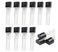 Rosfix Set Transistors PNP BC557 TO-92 - 10 Pièces | 40V 100mA | Montage Traversant THT | Pour Arduino, Commutation, Amplification | Composant Électronique