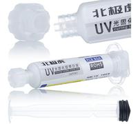 Rosfix Soudure Masque UV Blanc 10ml - Résine Isolante pour PCB | Application Manuelle ou Machine | Durcissement Rapide 365nm | Protection Contre l’Humidité | Accessoire Électronique