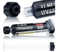 Rosfix Soudure Masque UV Noir 10ml - Résine de Protection PCB | Non Conductrice | Durcissement Rapide 365nm | Pour Réparation Circuits Imprimés | Accessoire Électronique