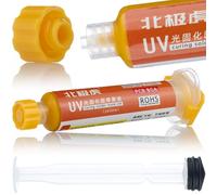 Rosfix Soudure Masque UV Orange 10ml - Résine Photopolymère Non Conductrice | Application Manuelle ou Machine | Protection PCB | Accessoire Réparation Électronique