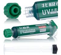 Rosfix Soudure Masque Vert 10ml - Résine UV pour PCB | Isolation Non Conductrice | Durcissement Rapide 365nm | Réparation Circuits Imprimés | Accessoire Électronique