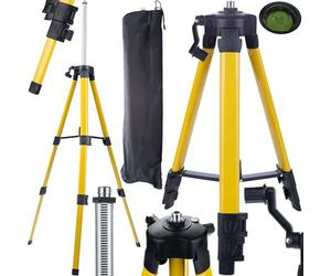 Rosfix Trépied 43-120 cm pour Niveau Laser - Hauteur Réglable, Filetage 5/8", Libelle Intégrée | Léger et Stable | Pour Rosfix Orange Eye/Tiger | Accessoire de Mesure