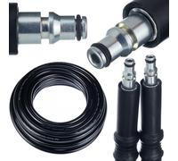 Rosfix Tuyau Haute Pression 5m Click Connect - Nylon Renforcé, 200 Bar, 60°C | Résistant à l’Abrasion | compatible avec nettoyeur haute pression Michelin, Makita, Stanley