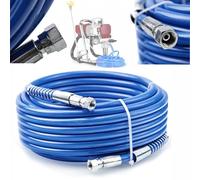 Rosfix Tuyau pour Pulvérisateur Airless 8m - TPU Bleu Ultra Résistant, 228 Bar, 1/4" | Raccords Pivotants | Flexible et Durable | Accessoire pour Peinture Professionnelle