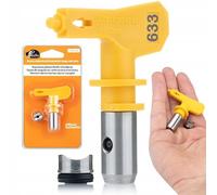 Rosfix Set Buse de Pulvérisation Ultra Spray 633 - Jet 30 cm, Carbure Haute Qualité | Pour Enduits, Mastic, Peintures | Montage Rapide | Accessoire pour Pistolet Airless