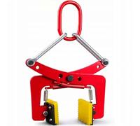 Rosfix Ustensile de Levage ProGrip 280 - Mâchoires en Caoutchouc, 280 kg, 8-24 cm | Acier Renforcé | Pour Bordures, Blocs Béton | Outil de Manutention Manuelle/Mécanique