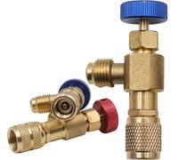 Rosfix vanne de remplissage de système de refroidissement pour réfrigérant R22, fond R22, bleu