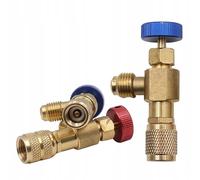 Rosfix Vanne de Remplissage R32 Bas R410 Côté R410 - Filetages 11mm/12mm | Pour Gaz Réfrigérant R32 et R410A | Connexion Sécurisée | Accessoire Climatisation Professionnel
