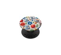 Rosh Hashana Israël Motif étoile de David Grenade PopSockets PopGrip Adhésif
